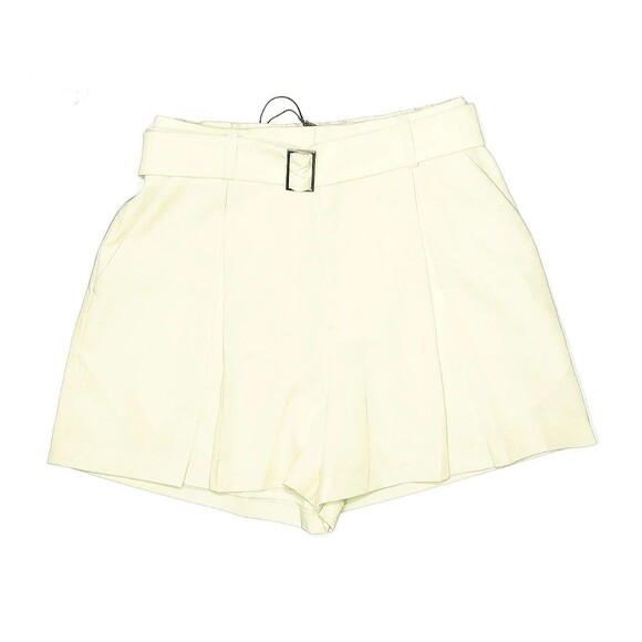 Malbon Golf Amara Pleated Shorts Belt White Ivory Women’s Size 0 - Picture 5 of 8
